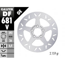 BRAKE DISC FIXED ROUND - 17104215 - Dr Rider