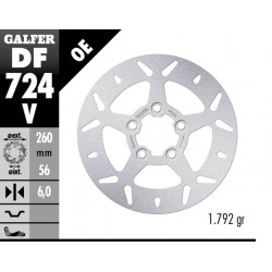 BRAKE DISC FIXED ROUND - 17104220 - Dr Rider