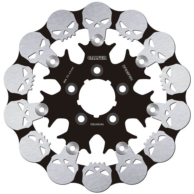 BRAKE DISC FLOAT SKULL - 17104237 - Dr Rider
