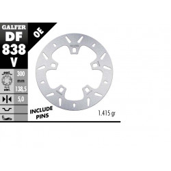BRAKE DISC FIXED ROUND - 17104238 - Dr Rider