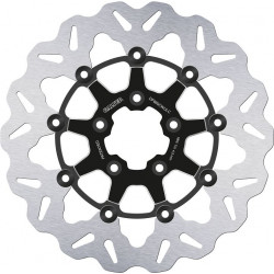 BRAKE DISC FLOAT WAVE BLACK CO - 17104594 - Dr Rider