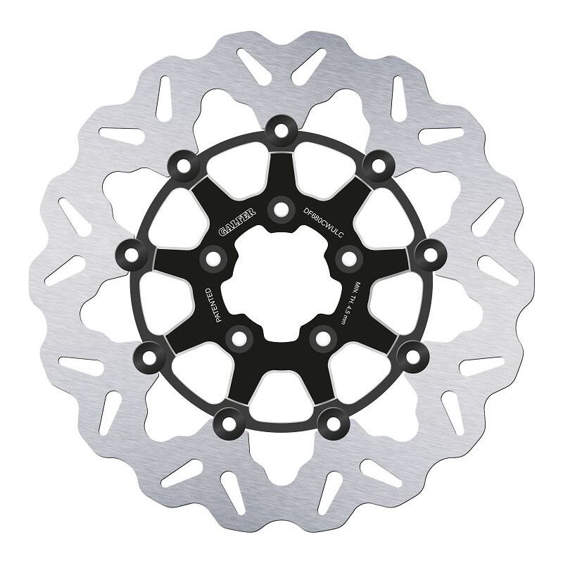 BRAKE DISC FLOAT WAVE BLACK CO - 17104594 - Dr Rider