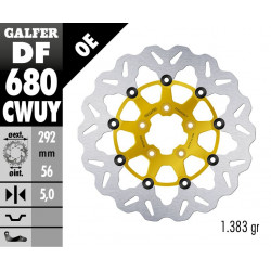 BRAKE DISC FLOAT WAVE GOLD - 17104595 - Dr Rider
