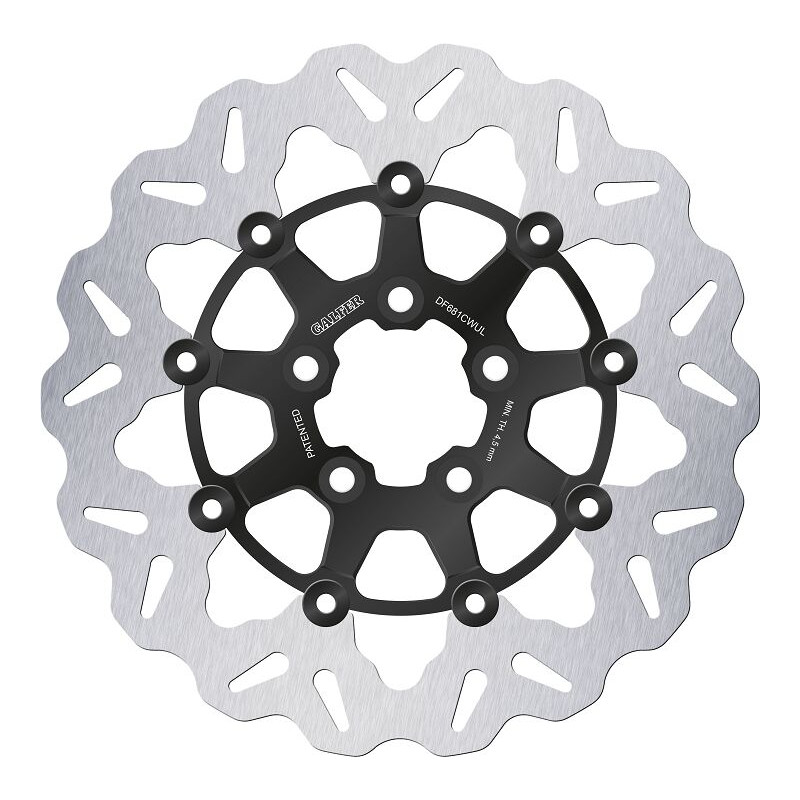 BRAKE DISC FLOAT WAVE BLACK BR - 17104596 - Dr Rider