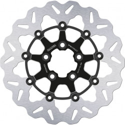 BRAKE DISC FLOAT WAVE BLACK CO - 17104597 - Dr Rider