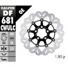 BRAKE DISC FLOAT WAVE BLACK CO - 17104597 - Dr Rider