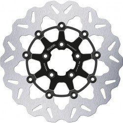 BRAKE DISC FLOAT WAVE BLACK CO - 17104600 - Dr Rider