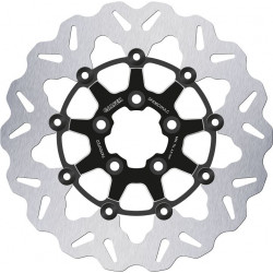 BRAKE DISC FLOAT WAVE BLACK CO - 17104603 - Dr Rider