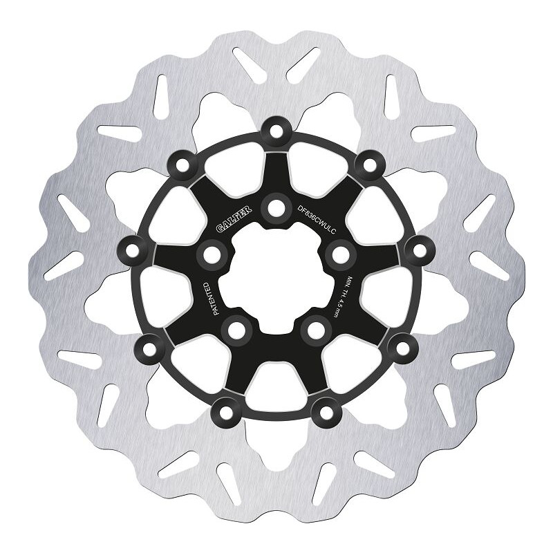 BRAKE DISC FLOAT WAVE BLACK CO - 17104603 - Dr Rider