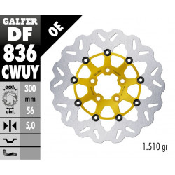 BRAKE DISC FLOAT WAVE GOLD - 17104604 - Dr Rider