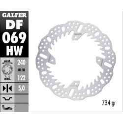 BRAKE DISC FIXED SHARK REAR - 17104645 - Dr Rider