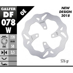 BRAKE DISC WAVE FIXED - 17104647 - Dr Rider