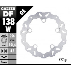 BRAKE DISC WAVE FIXED - 17104649 - Dr Rider