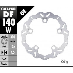 BRAKE DISC WAVE FIXED - 17104650 - Dr Rider