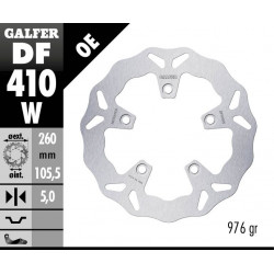 BRAKE DISC WAVE FIXED - 17104654 - Dr Rider