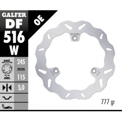 BRAKE DISC WAVE FIXED - 17104659 - Dr Rider