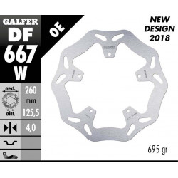 BRAKE DISC WAVE FIXED - 17104661 - Dr Rider