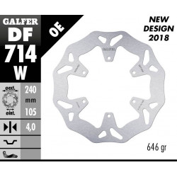 BRAKE DISC WAVE FIXED - 17104662 - Dr Rider