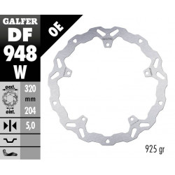 BRAKE DISC WAVE FIXED - 17104670 - Dr Rider