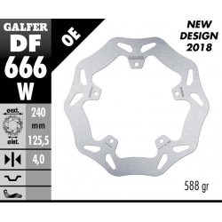 BRAKE DISC WAVE FIXED - 17104674 - Dr Rider