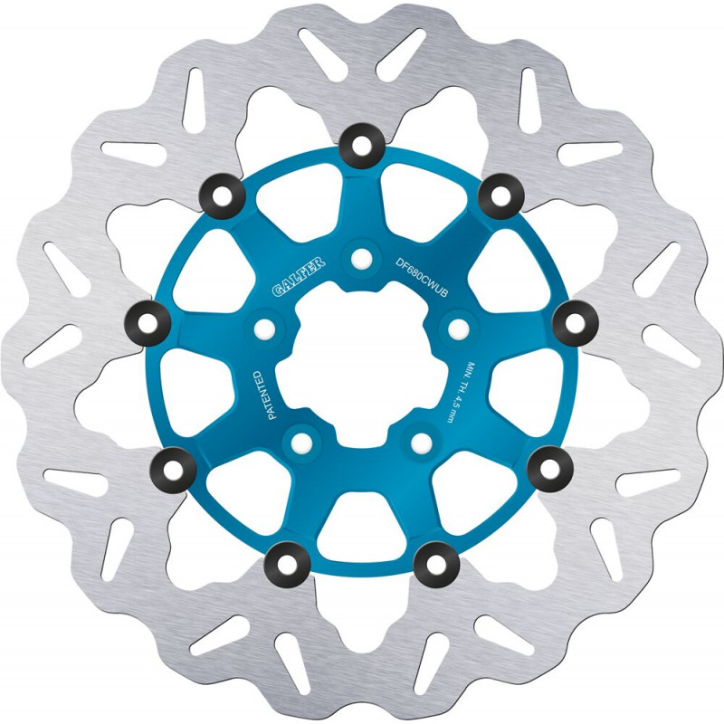 BRAKE DISC FLOAT WAVE BLUE - 17104721 - Dr Rider
