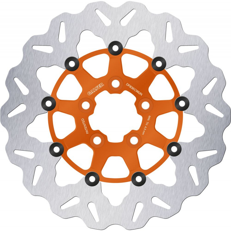 BRAKE DISC FLOAT WAVE ORANGE - 17104725 - Dr Rider