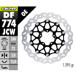BRAKE DISC WAVE FLOATECH - 17104828 - Dr Rider