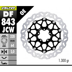 BRAKE DISC WAVE FLOATECH - 17104830 - Dr Rider