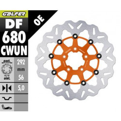BRAKE DISC FLOAT WAVE ORANGE - 17104969 - Dr Rider