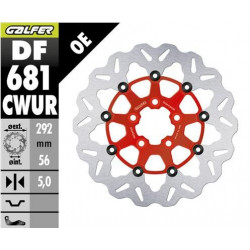 BRAKE DISC FLOAT WAVE RED - 17104970 - Dr Rider