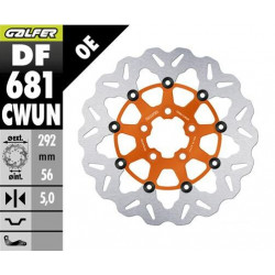 BRAKE DISC FLOAT WAVE ORANGE - 17104971 - Dr Rider