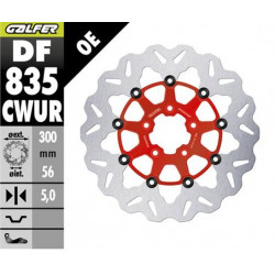 BRAKE DISC FLOAT WAVE RED - 17104972 - Dr Rider