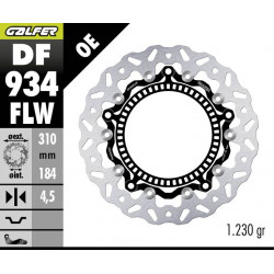 BRAKE DISC FLOAT WAVE FR - 17105017 - Dr Rider