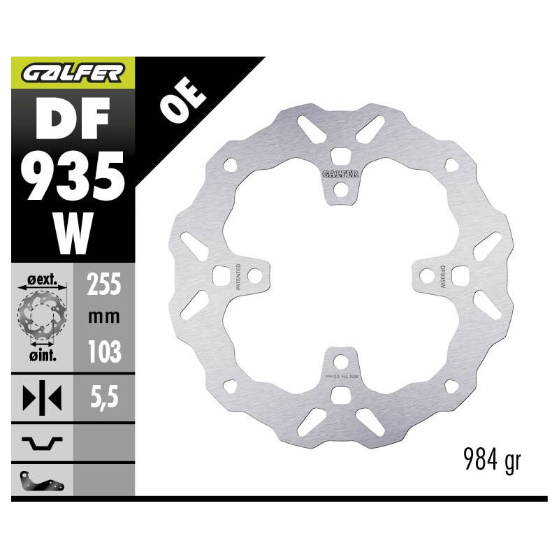 BRAKE DISC FIXED WAVE RR - 17105018 - Dr Rider
