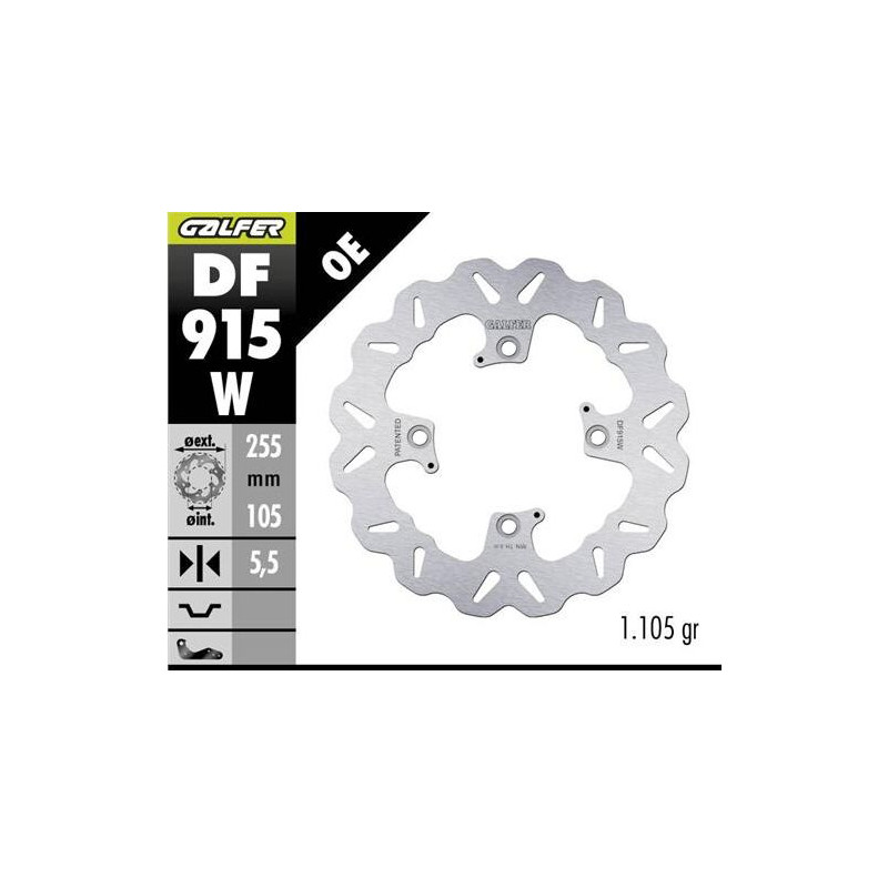 BRAKE DISC FIXED WAVE RR - 17105022 - Dr Rider