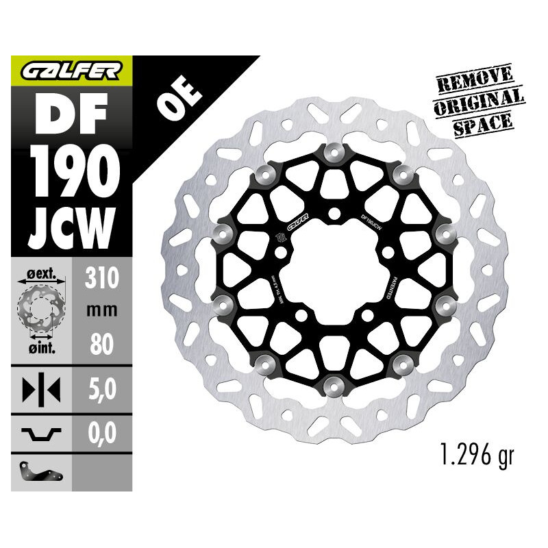 BRAKE DISC WAVE FLOATECH - 17105250 - Dr Rider