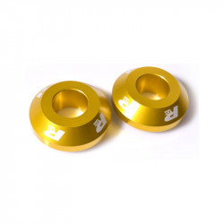 Entretoises de roue arrière RFX Pro Series FAST - jaune