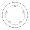 BRAKE DISC HALO MUD REAR BMW - 17104694 - Dr Rider