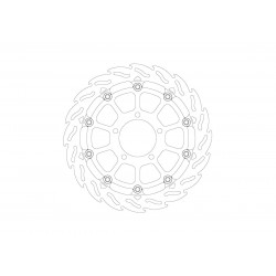 BRAKE DISC FLAME FRONT - 17104861 - Dr Rider