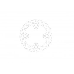 BRAKE DISC FLAME REAR - 17104874 - Dr Rider