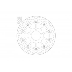 BRAKE DISC HALO FLOAT FT - 17104879 - Dr Rider
