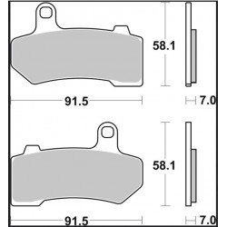 BRAKE PAD SP SINT FR/RR - 17213753 - Dr Rider