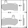 BRAKE PAD SP SINT FR/RR - 17213753 - Dr Rider