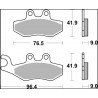 BRAKE PAD XS SINT FR/RR - 17213770 - Dr Rider