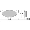 BRAKE PAD XS SINT RR - 17213772 - Dr Rider