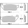 BRAKE PAD XS SINT FR/RR - 17213780 - Dr Rider