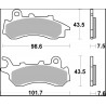 BRAKE PAD XS SINT FR - 17213789 - Dr Rider