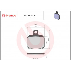 BRAKE PAD GE SINT FR/RR - 17213821 - Dr Rider