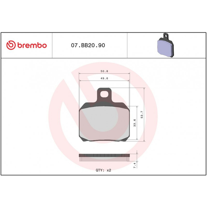 BRAKE PAD GE SINT FR/RR - 17213821 - Dr Rider