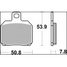 BRAKE PAD SP SINT FR/RR - 17213823 - Dr Rider